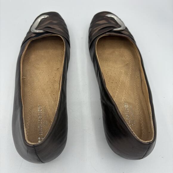 Naturalizer‎ N5 Comfort Flats Womens Size 8 N Narrow Violette Bronze Leather - Picture 5 of 9